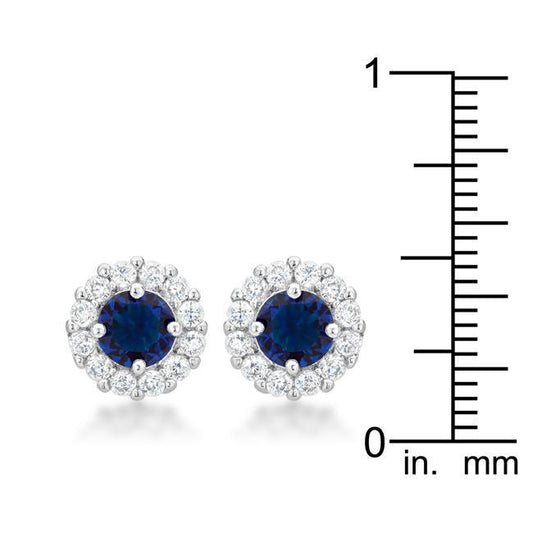 Bella Bridal Earrings in Blue freeshipping - Higher Class Elegance