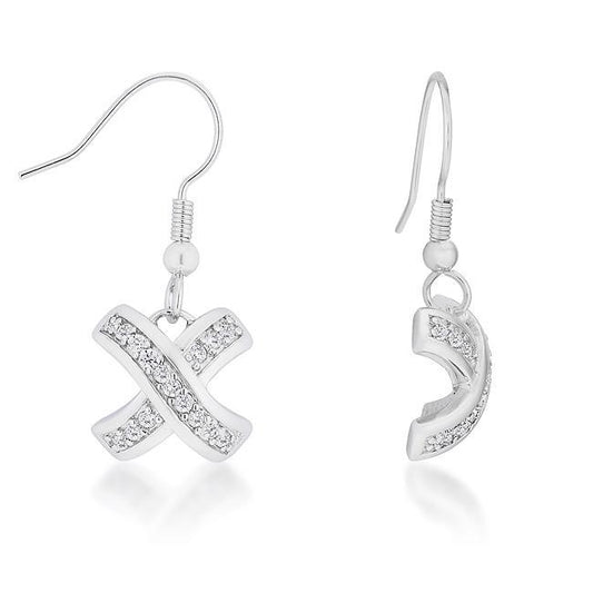 Timeless Pave Drop Earrings freeshipping - Higher Class Elegance
