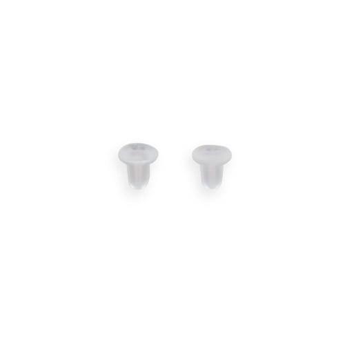 Clear Rubber Earring Wire Stoppers (72 Pair) freeshipping - Higher Class Elegance