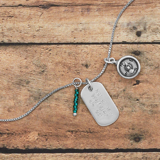 Oxidized Compass Charm freeshipping - Higher Class Elegance