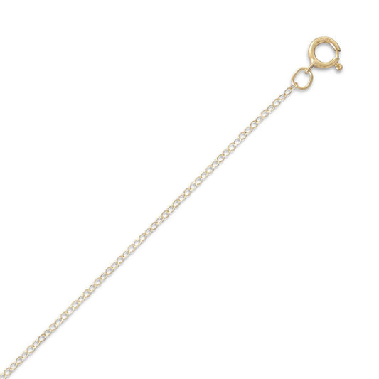 14/20 Gold Filled Cable Chain Necklace (1.5mm) freeshipping - Higher Class Elegance