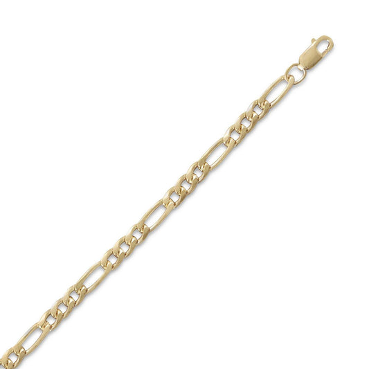 14/20 Gold Filled 100 Figaro Chain (3.6mm) freeshipping - Higher Class Elegance