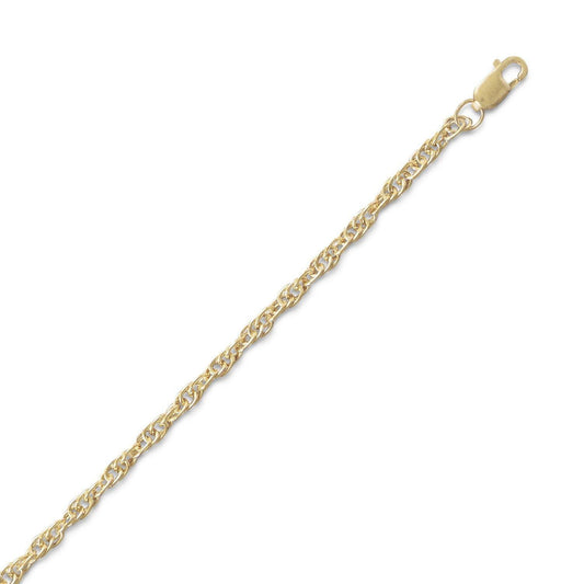 14/20 Gold Filled Rope Chain (2.5mm) freeshipping - Higher Class Elegance