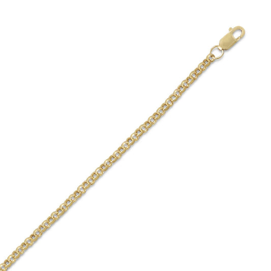 14/20 Gold Filled Rolo Chain (2.6mm) freeshipping - Higher Class Elegance