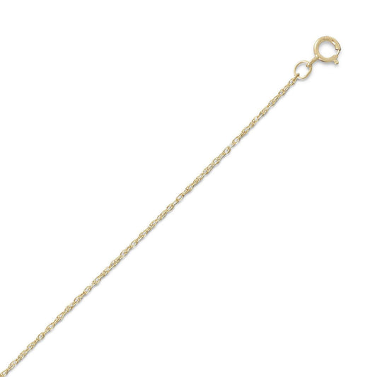 14/20 Gold Filled Rope Chain Necklace (1.1mm) freeshipping - Higher Class Elegance