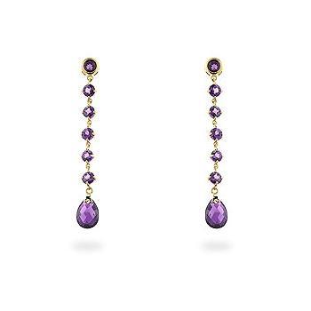Amethyst Briolette Earrings freeshipping - Higher Class Elegance