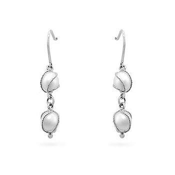 White Gold Pearl Drops freeshipping - Higher Class Elegance