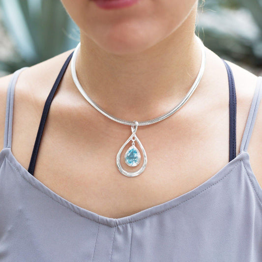 4mm Domed Omega Necklace freeshipping - Higher Class Elegance
