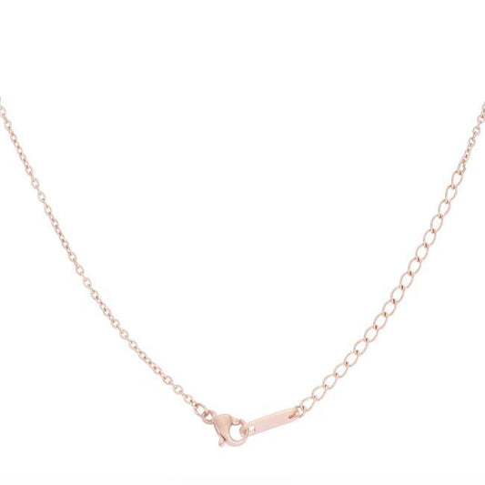 Arianna Rose Gold Stainless Steel Arrow Necklace freeshipping - Higher Class Elegance