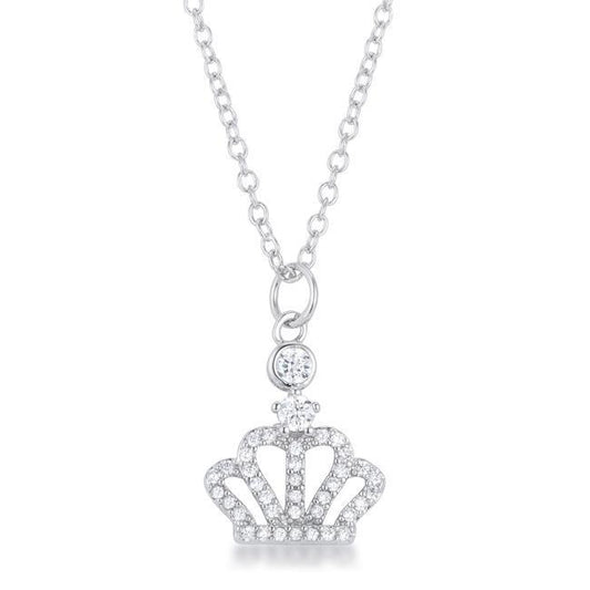 Tabitha 0.5 ct Crown Pendant freeshipping - Higher Class Elegance