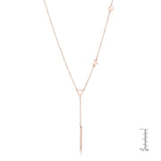 Stainless Steel Rose Goldtone LOVE Necklace freeshipping - Higher Class Elegance