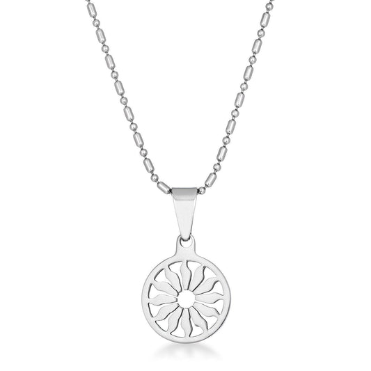 Stainless Steel Sun Necklace freeshipping - Higher Class Elegance