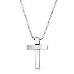 Contemporary Stainless Steel Cross Necklace freeshipping - Higher Class Elegance