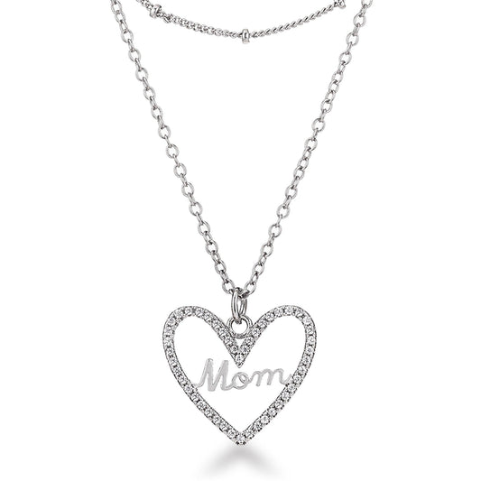 Elegant Layered Mom Necklace - Higher Class Elegance
