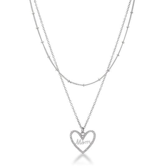Elegant Layered Mom Necklace - Higher Class Elegance
