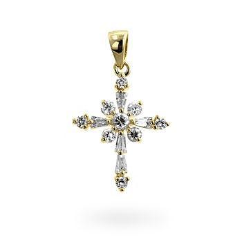 Snowflake Cross Pendant freeshipping - Higher Class Elegance