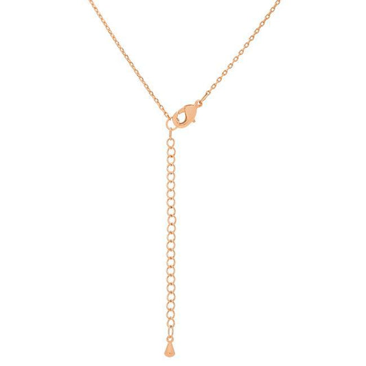 Rose Gold Finish Initial B Pendant freeshipping - Higher Class Elegance