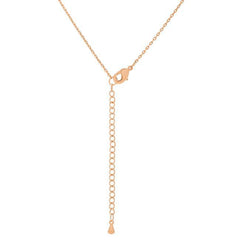 Rose Gold Finish Initial C Pendant freeshipping - Higher Class Elegance