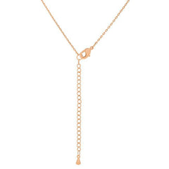 Rose Gold Finish Initial H Pendant freeshipping - Higher Class Elegance