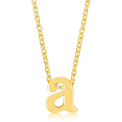Golden Initial A Pendant freeshipping - Higher Class Elegance
