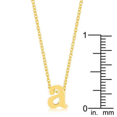 Golden Initial A Pendant freeshipping - Higher Class Elegance