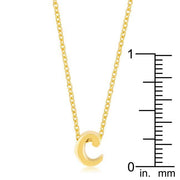 Golden Initial C Pendant freeshipping - Higher Class Elegance