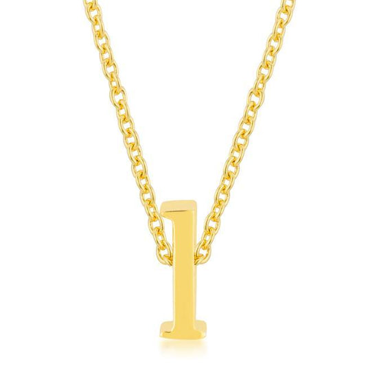 Golden Initial L Pendant freeshipping - Higher Class Elegance