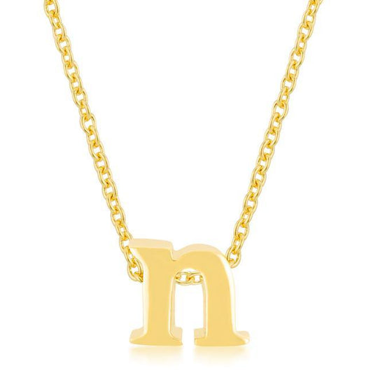 Golden Initial N Pendant freeshipping - Higher Class Elegance