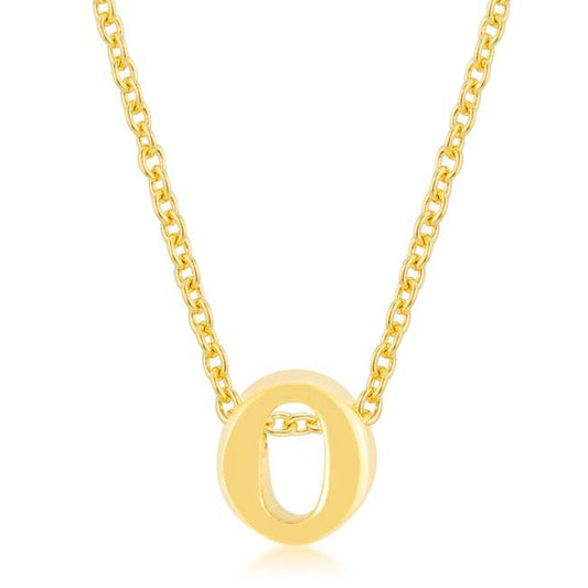 Golden Initial O Pendant freeshipping - Higher Class Elegance