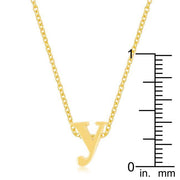 Golden Initial Y Pendant freeshipping - Higher Class Elegance