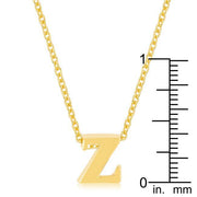 Golden Initial Z Pendant freeshipping - Higher Class Elegance