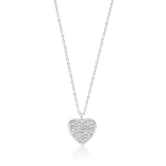 Pave Heart Pendant freeshipping - Higher Class Elegance