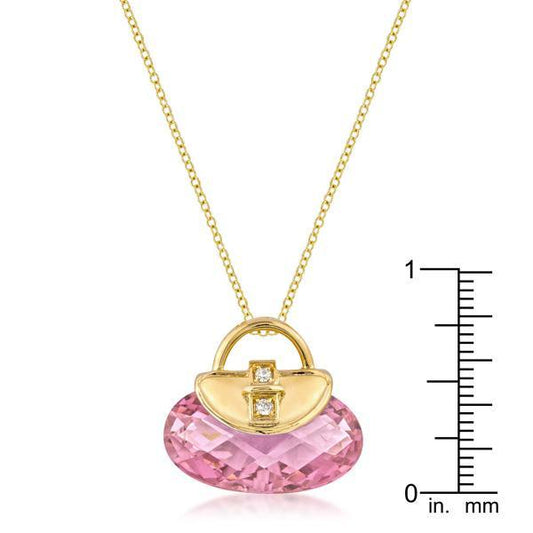 Golden Handbag Pendant freeshipping - Higher Class Elegance