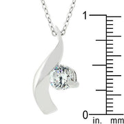 Cubic Zirconia Twist Pendant freeshipping - Higher Class Elegance