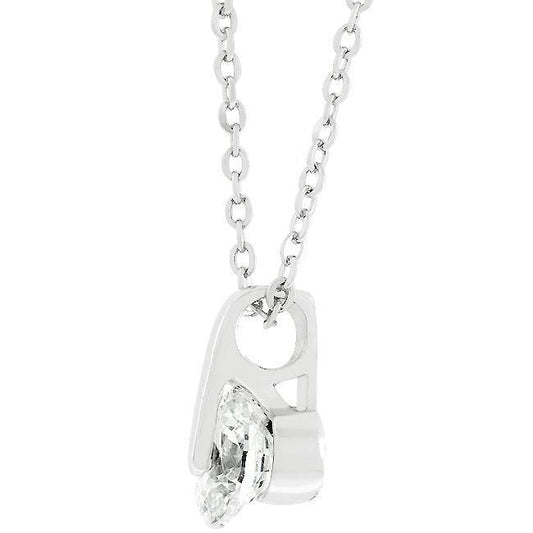 Classic Solitaire Cubic Zirconia Pendant freeshipping - Higher Class Elegance
