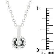 Classic Solitaire Cubic Zirconia Pendant freeshipping - Higher Class Elegance
