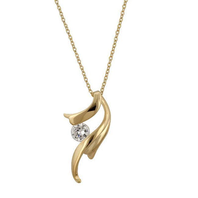 Solitaire Winged Pendant freeshipping - Higher Class Elegance