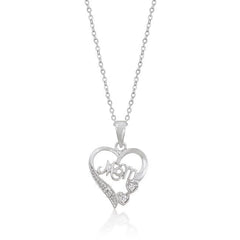 #1 Mom Heart Pendant freeshipping - Higher Class Elegance