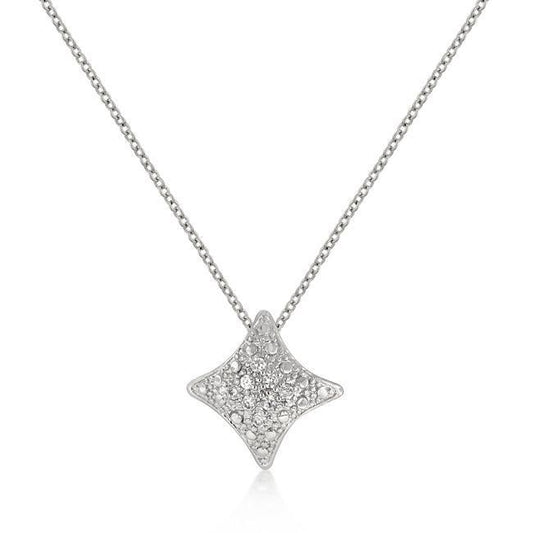 Cubic Zirconia Star Crest Pendant freeshipping - Higher Class Elegance