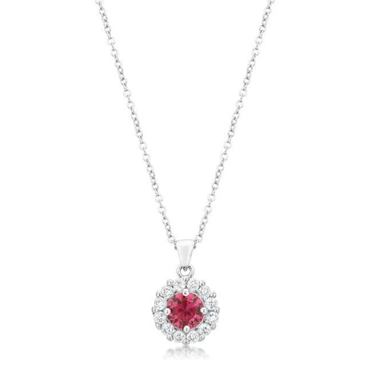 Bella Bridal Pendant in Pink freeshipping - Higher Class Elegance