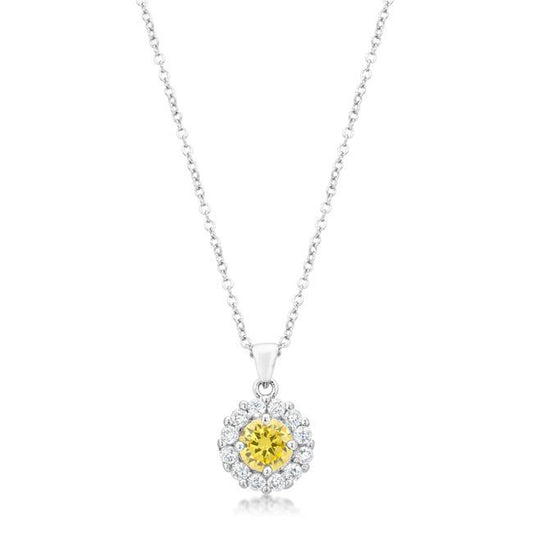 Bella Bridal Pendant in Yellow freeshipping - Higher Class Elegance