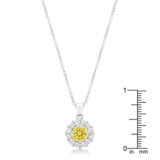 Bella Bridal Pendant in Yellow freeshipping - Higher Class Elegance