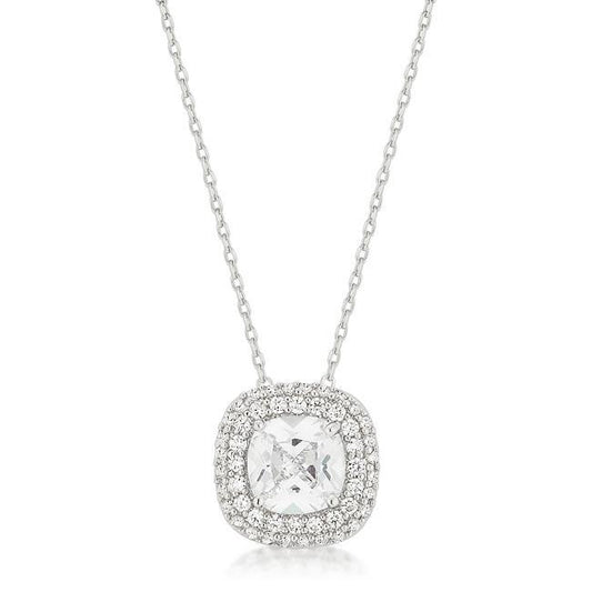 Pave Halo Pendant freeshipping - Higher Class Elegance