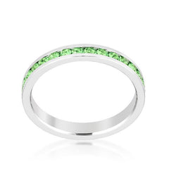 Stylish Stackables Peridot Crystal Ring freeshipping - Higher Class Elegance