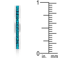 Stylish Stackables with Turquoise Crystal Ring freeshipping - Higher Class Elegance