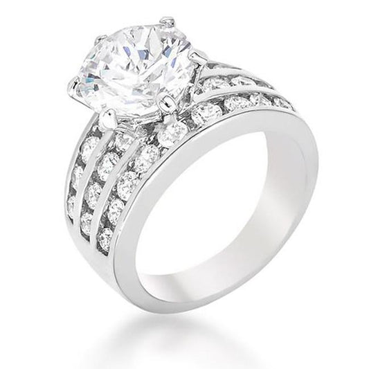 Classic Engagement Ring freeshipping - Higher Class Elegance