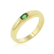 Green Oval Simple Ring freeshipping - Higher Class Elegance