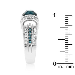 Ovaline Blue Ring freeshipping - Higher Class Elegance