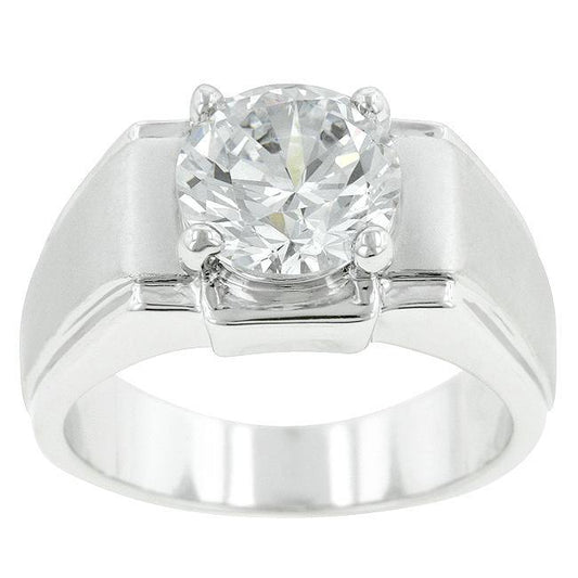Regal Mens Cubic Zirconia Ring freeshipping - Higher Class Elegance