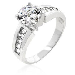 Antoinette Engagement Silver Ring freeshipping - Higher Class Elegance